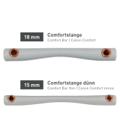 Beris Watertrens bit met comfortstang, Ring 7,5 cm